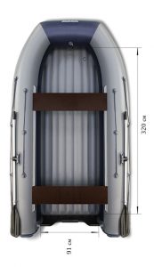 Лодка ПВХ Флагман DK 380 Jet НДНД надувная под мотор